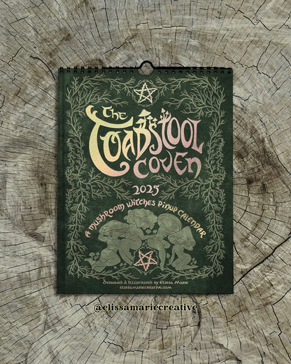 2025 Pin-Up Calendar: The Toadstool Coven