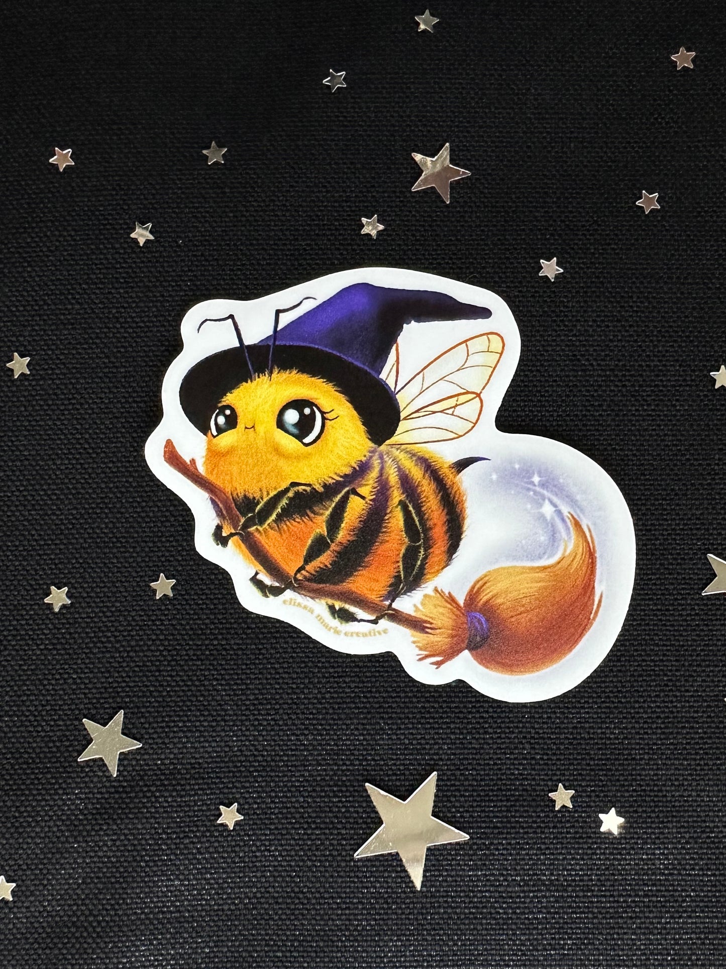 Bee-Witched Bee Sticker