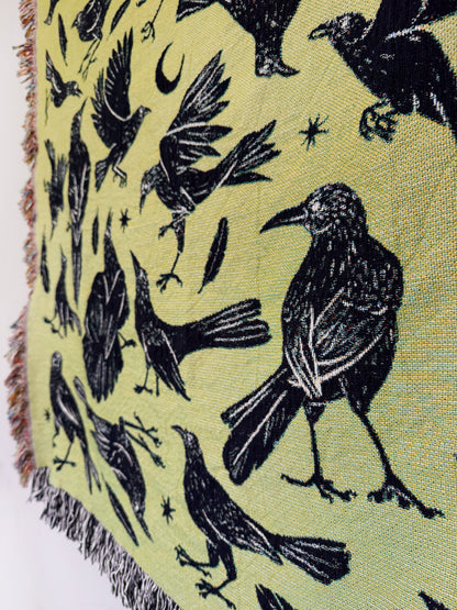 Blackbird Woven Throw Blanket