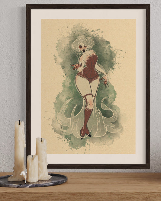 Banshee Pinup Art Print