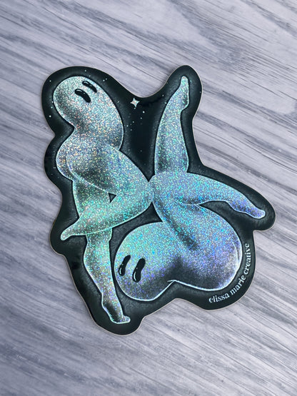Fresno Nightcrawler Glitter Sticker