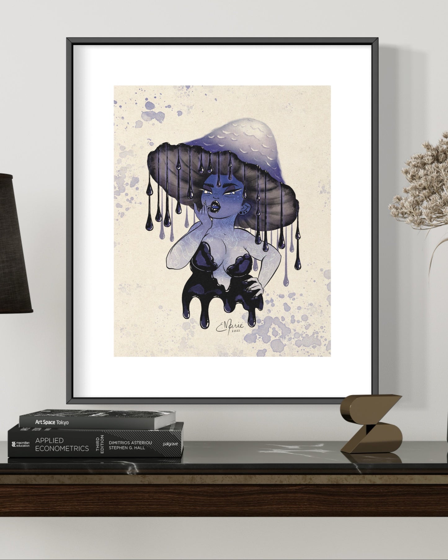 Inky Cap Shroomie Art Print