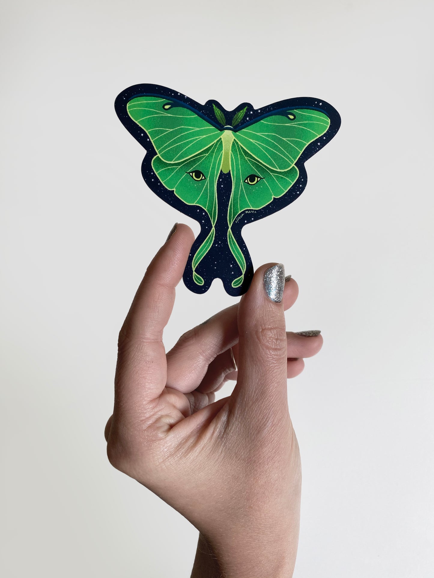 Luna Moth Sticker