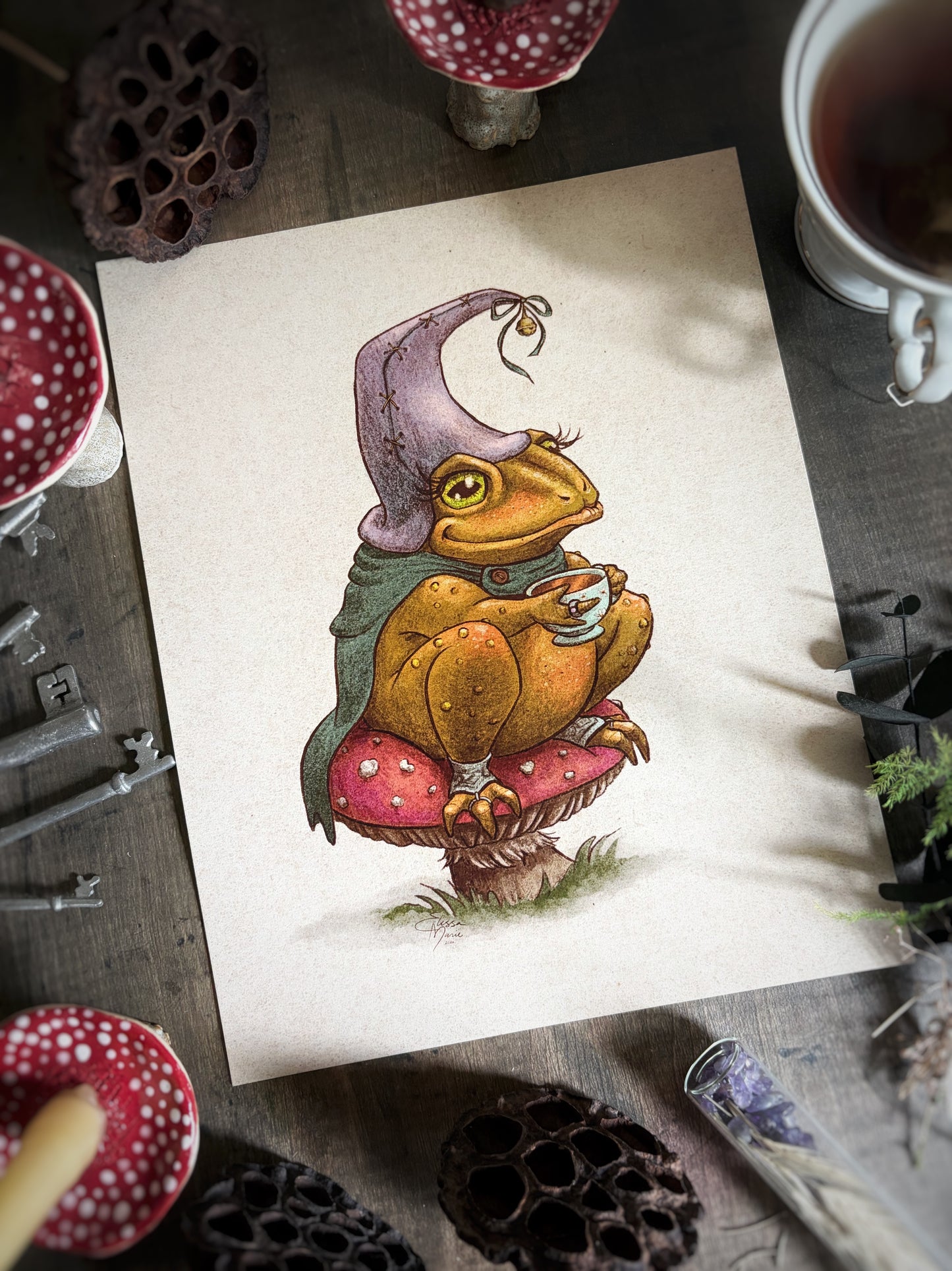 Medieval Toad Art Print