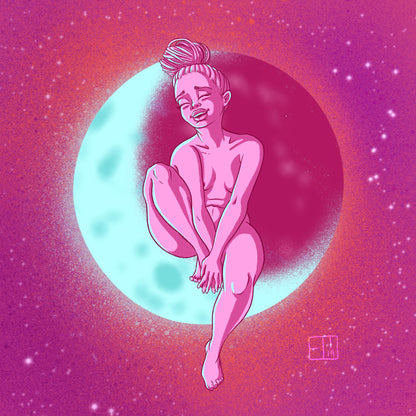 Moon Ladies: Self-Care Art Print