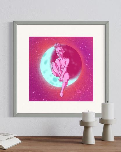 Moon Ladies: Self-Care Art Print