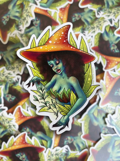 Plant Witch Sticker