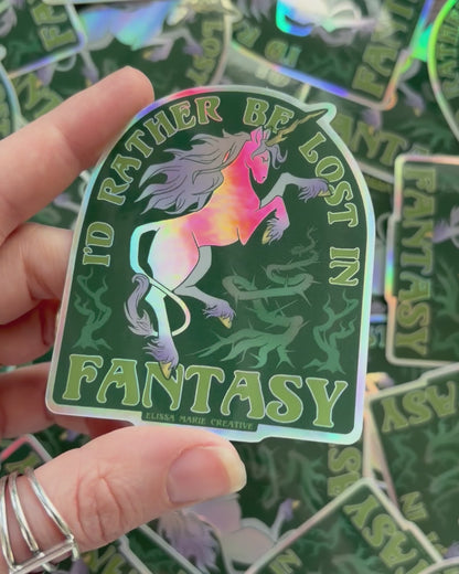 Lost in Fantasy Holo Sticker