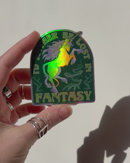 Lost in Fantasy Holo Sticker