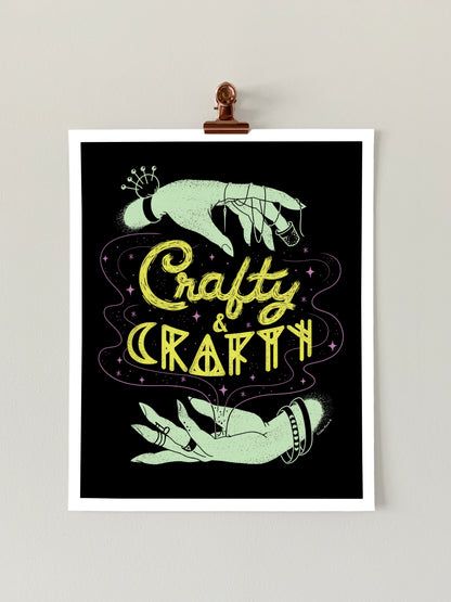 Crafty & Crafty Art Print