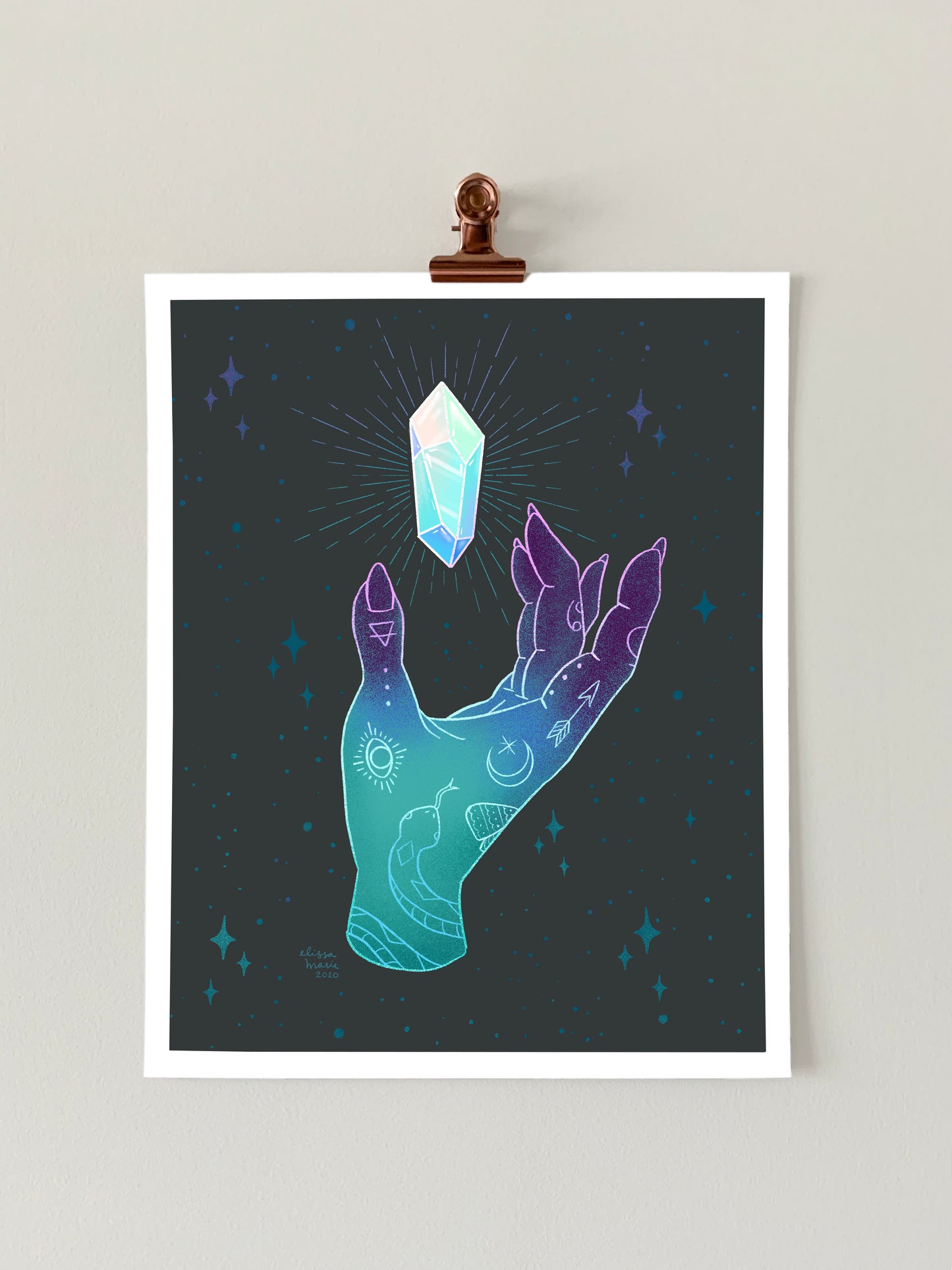 Crystal Magic Art Print