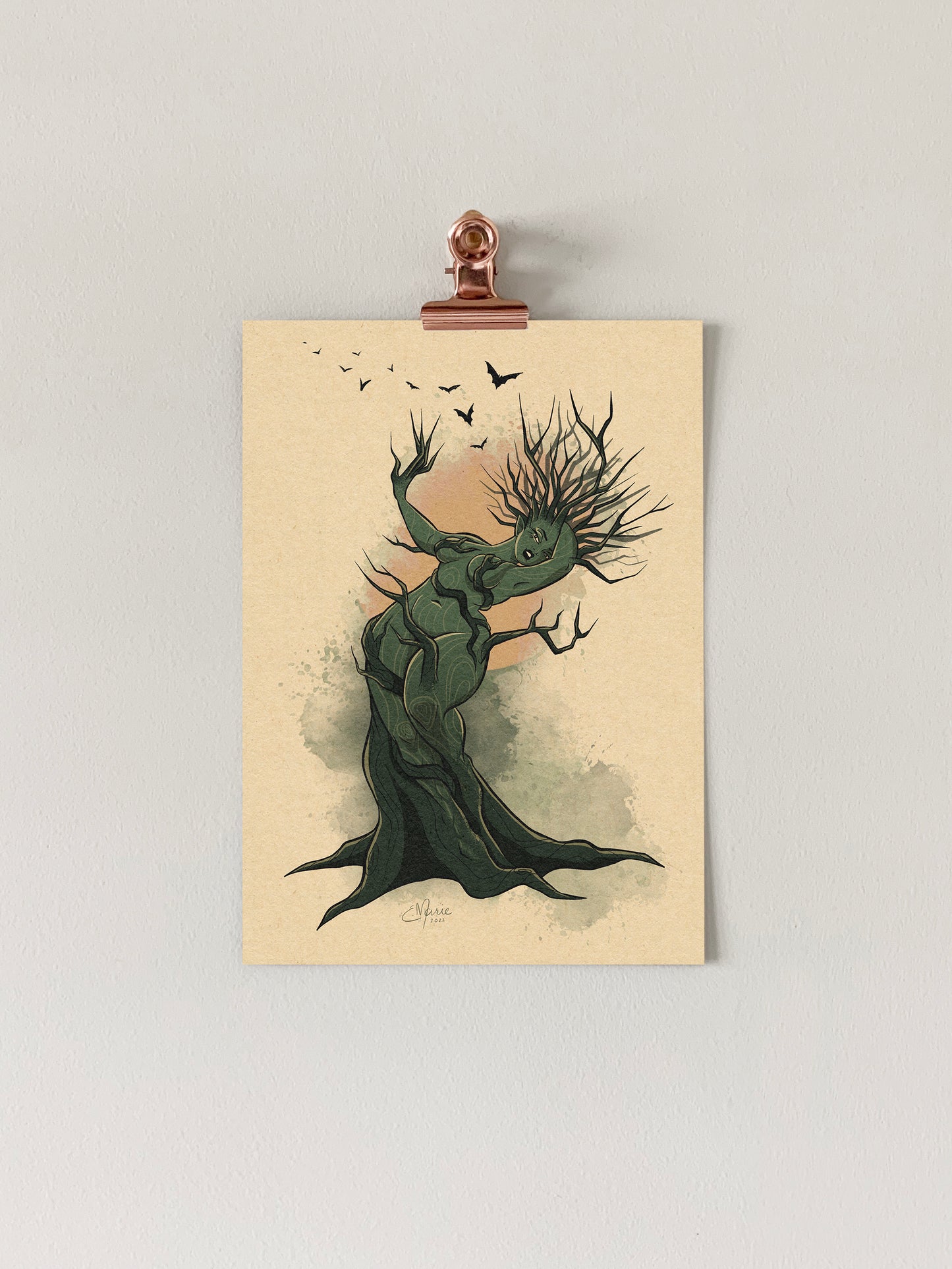 Dryad Pinup Art Print