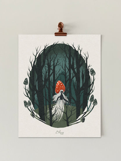 Forest Mushie Art Print