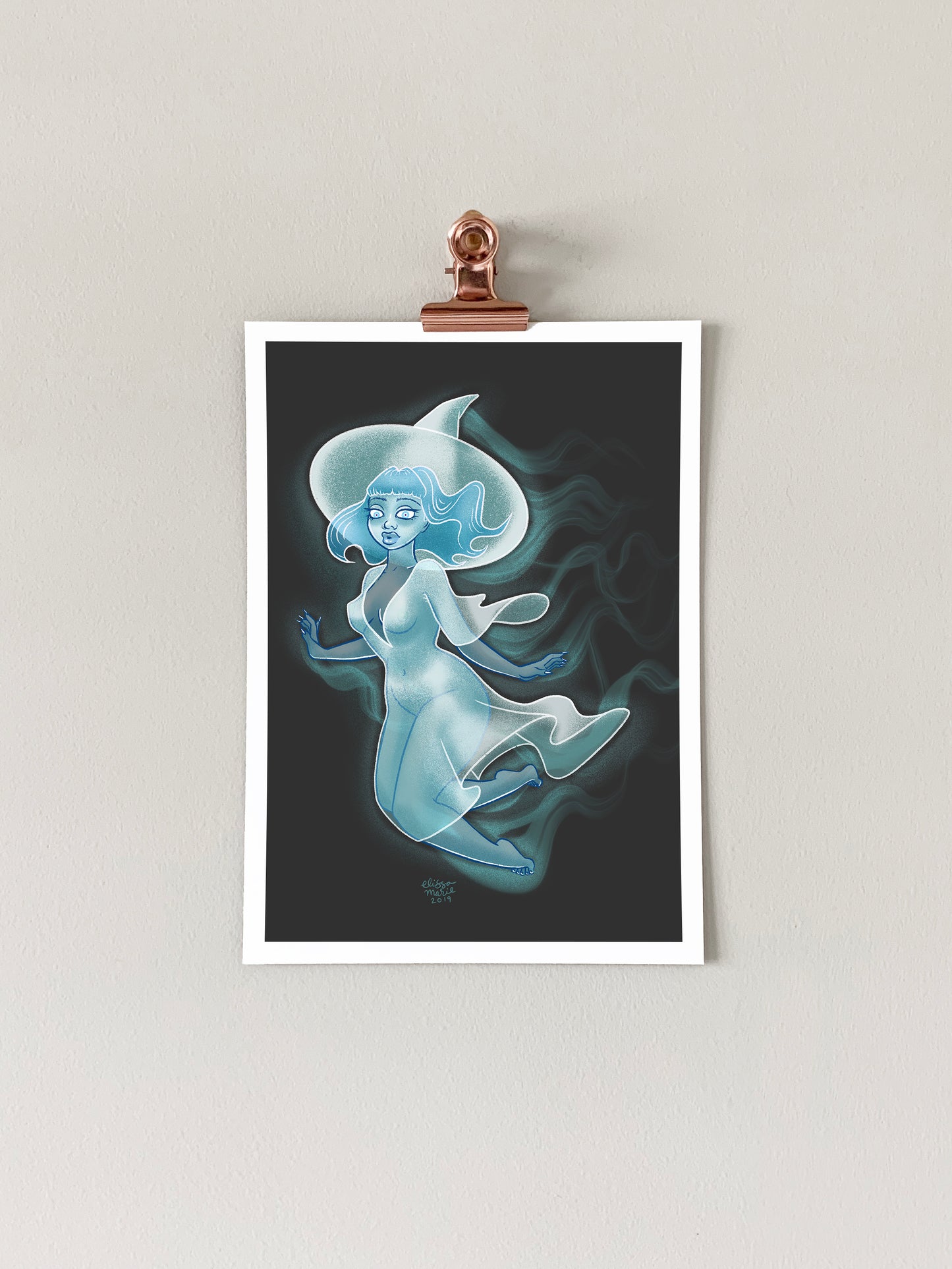 Ghost Witch Art Print