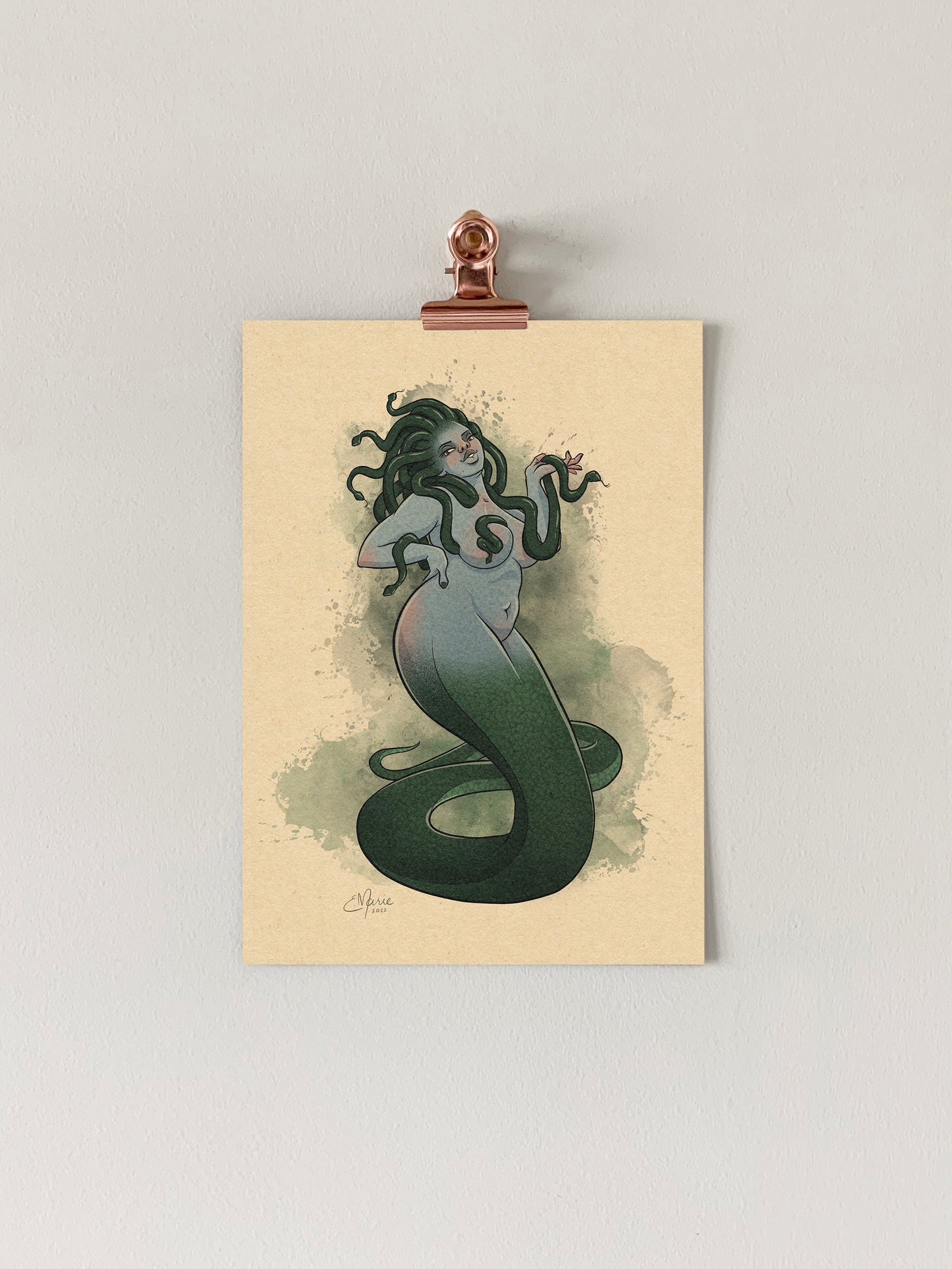 Gorgon Pinup Art Print