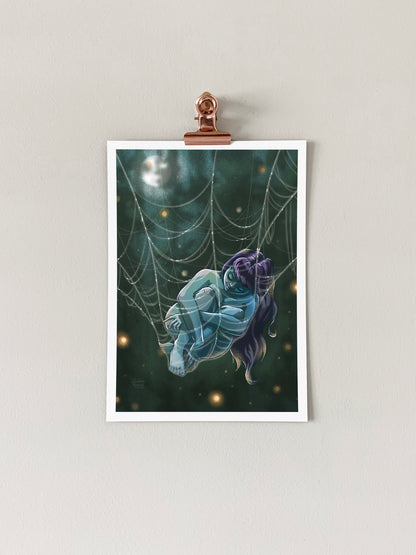 Held & Supported Art Print