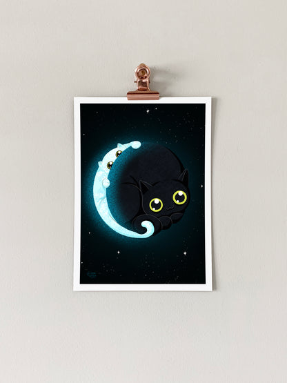 Crescent Mewn Art Print