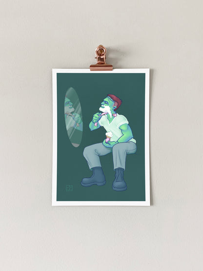 Mr. Frankenstein Art Print