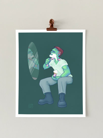 Mr. Frankenstein Art Print