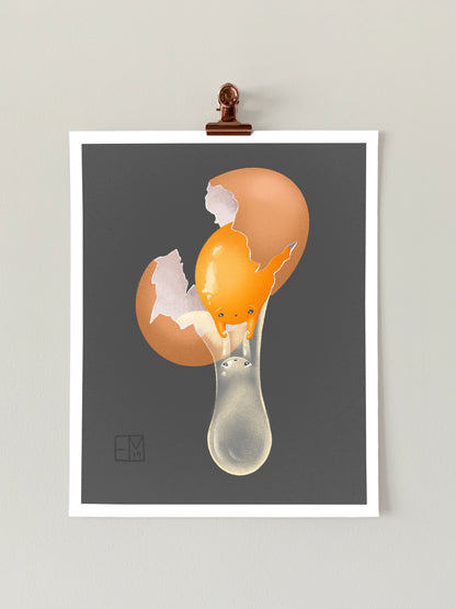 Separated Eggs Art Print