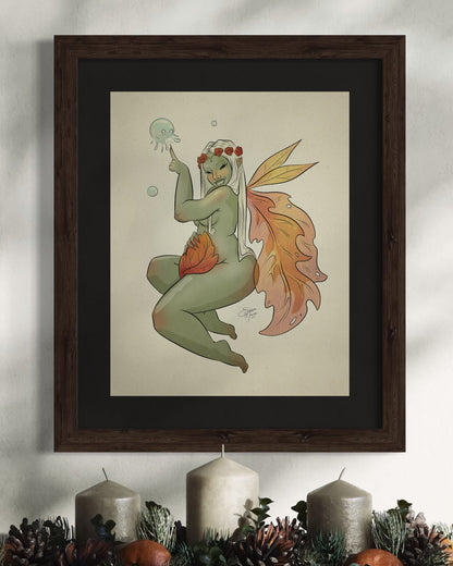 Fairy Pin-Up Art Print
