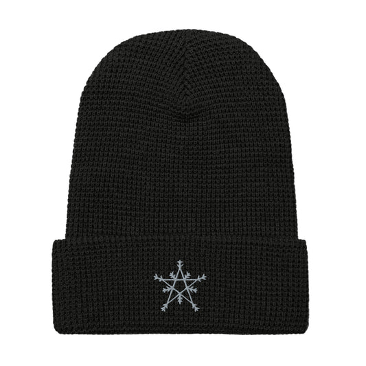 Winter Pentacle Waffle beanie