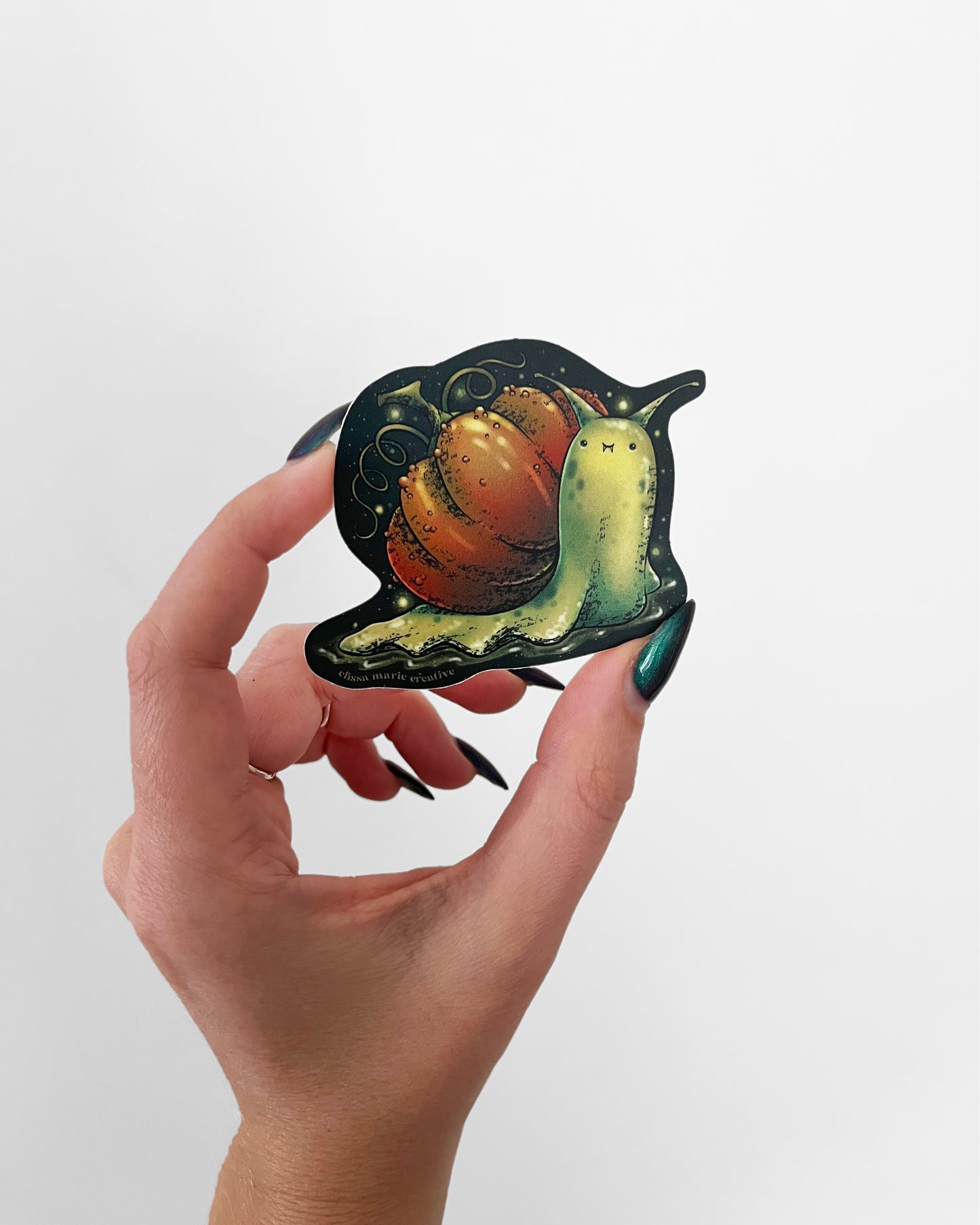 Pumpkin Snail Sticker