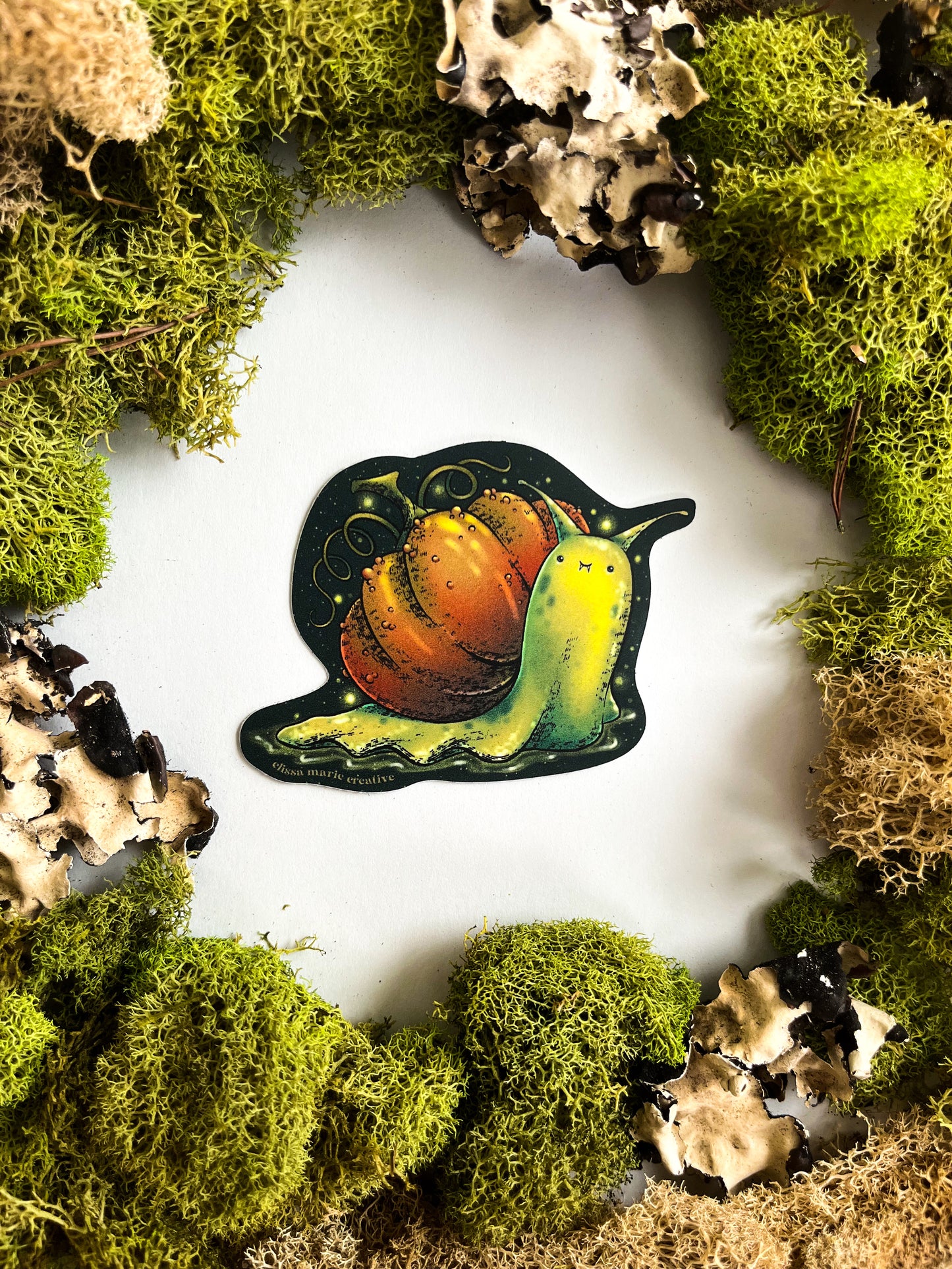 Pumpkin Snail Sticker